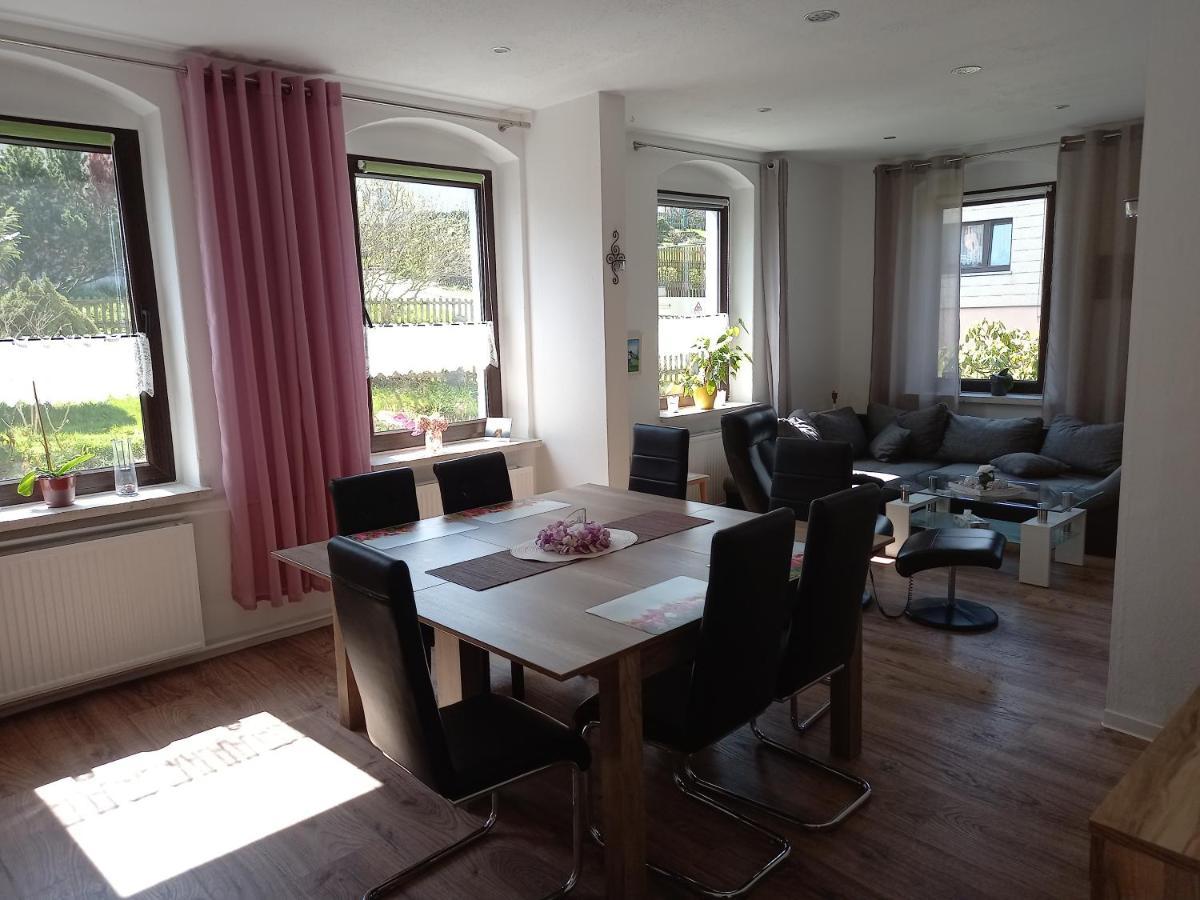 Familienfreundliche Ferienwohnung Erzgebirge Schneeberg  Exteriör bild