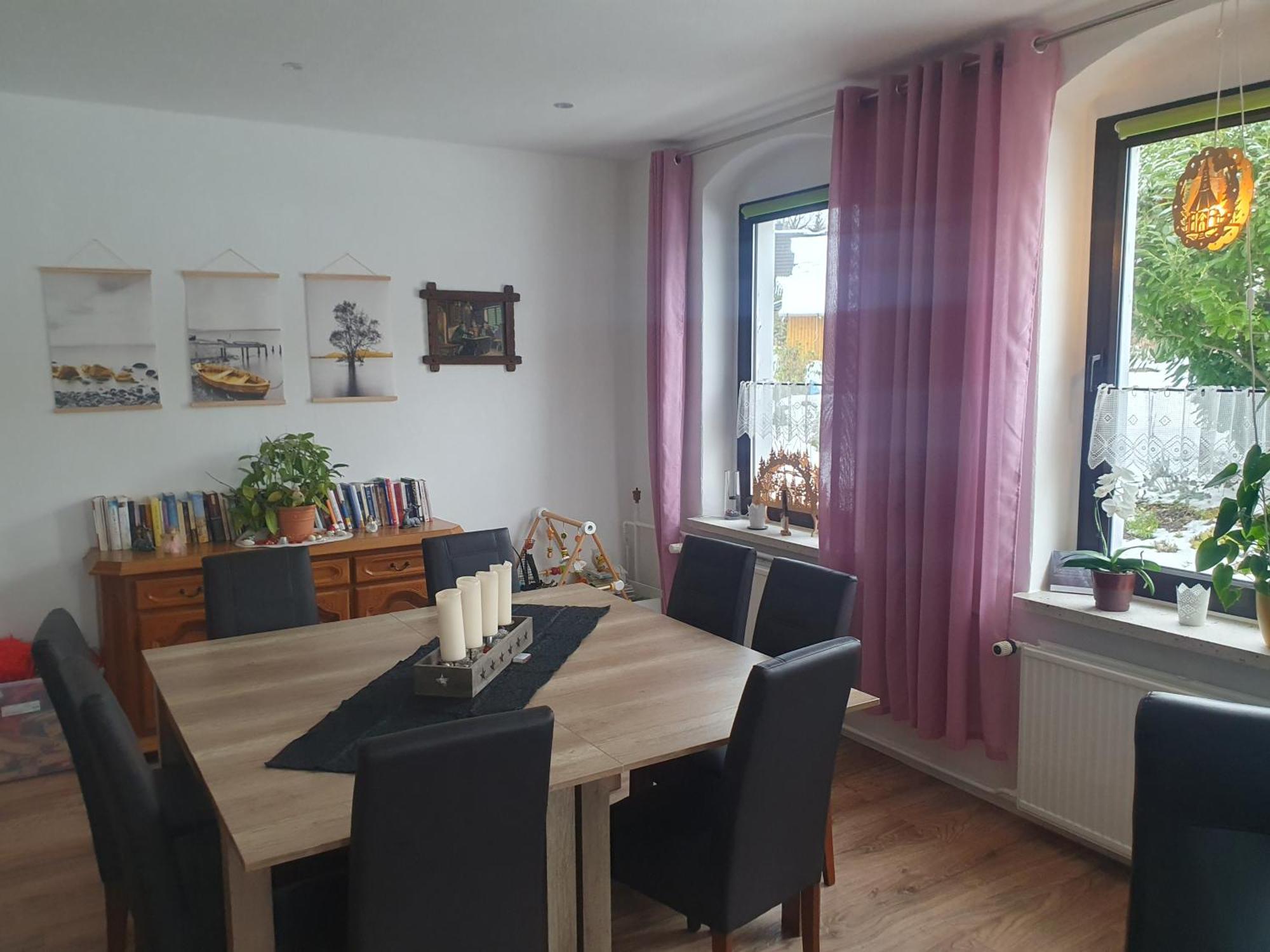 Familienfreundliche Ferienwohnung Erzgebirge Schneeberg  Exteriör bild